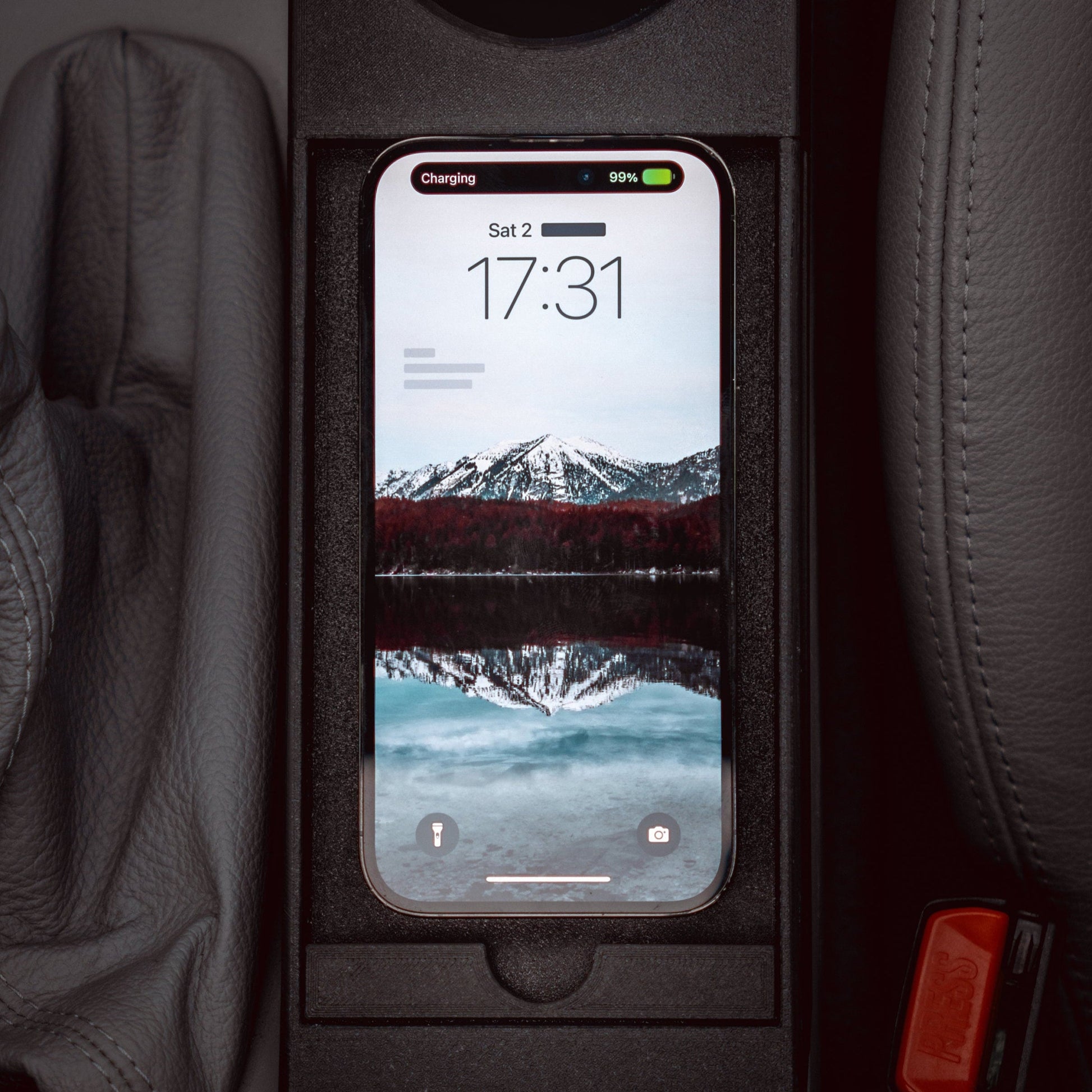 Kabelloses Ladegerät mit integriertem Getränkehalter für BMW 3er (E46) - Exact Designs